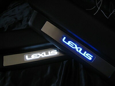 LEXUS IS350/250 LEDリアスカッフプレート ホワイト