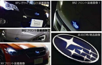 スバルXVGP7JunackLEDトランスエンブレムエンブレム交換タイプフロント用