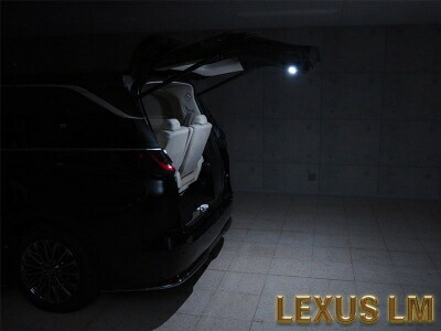 LM500h LEDIST カーゴランプ(パワーバックドアスイッチ装備車専用) パネル：ブラック　LED：ホワイト