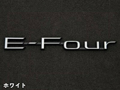 40系 ヴェルファイア クロマティックエンブレム バックドアE-Foreロゴ ホワイト