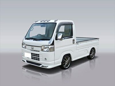 ホンダ　アクティトラックHA8/HA9用フロントハーフスポイラー新品未塗装品！ HA8/HA9 アクティトラック フロントハーフスポイラー : エアロ