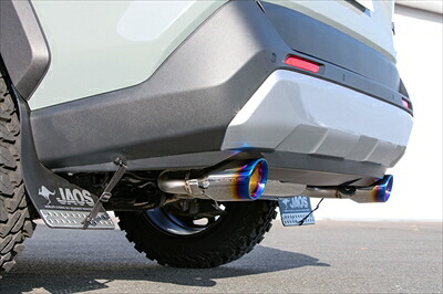 50系 RAV4 ガソリン車 JAOS BATTLEZ マフラー ZS-W TC 取付込