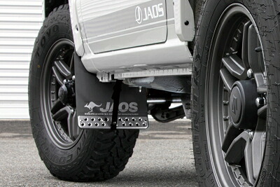 JB64W ジムニー JAOS マッドガード III スポーツカウル用 フロントセット ブラック|Autostyle