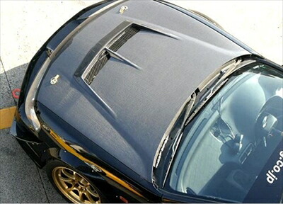 インテグラ DC2 エアロボンネット Type-S カーボン製 クリア塗装済み