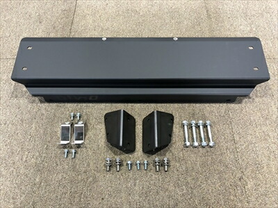 ジムニー JB64W フロントスキッドパネル スチール製 艶消しブラック塗装仕上げ