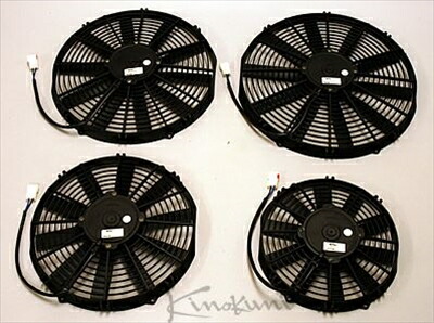 汎用 スパル薄型 (52mm) 電動ファン 12V 1個 外径320mm×335mm 回転方法 引き 16,870円