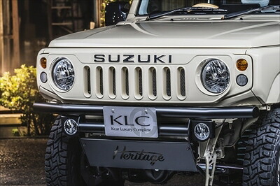 JB74W ジムニーシエラ Heritage フェイスグリル SJ エスジェイ ABS製 メーカー塗装品 Z2S シルキーシルバーメタリック 取付込｜Autostyle