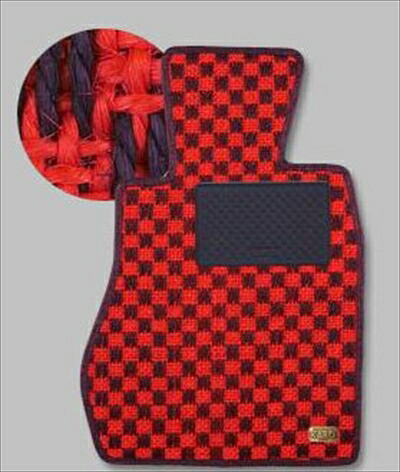 N-ONE JG# フロアマット シザル リアゲート(荷室)のみ レッド/ブラック
