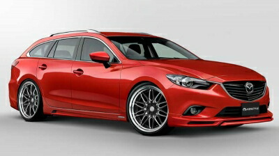 楽天市場】アテンザワゴン GJ系（前中期） リアハーフスポイラー 塗装