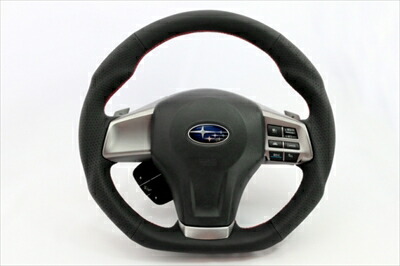 インプレッサ G4 GJ系 アプライドモデルA? ケンスタイルオリジナルステアリング ステッチ：レッド スバル インプレッサ スポーツ KENSTYLE エアロパーツ GP2&frasl;GP3&frasl;GP6&frasl;GP7