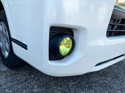 楽天市場】ハイエース200系 3型後期・4-6型 フォグランプレンズカバー