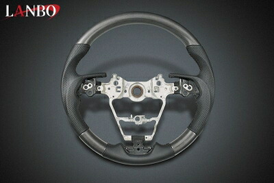 ハリアー MXUA/AXUH80/85 LANBO オリジナルステアリング ガングリップ グレーウッド｜Autostyle