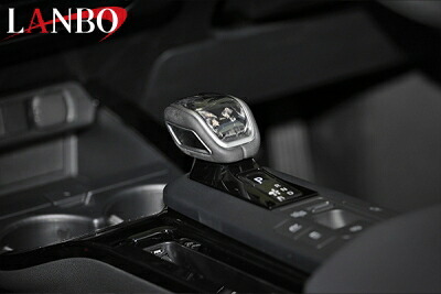 40 アルファード LANBO プレミアムカーボン シフトセレクターノブ エレクトロシフトマチック車用 フォージドカーボン
