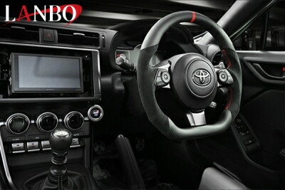 130系 マークX GR SPORT LANBO プレミアムスポーツ ステアリング TOYOTA GRシリーズ マッドカーボン×アルカンターラ