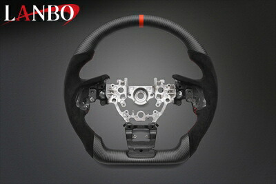 WRX S4 VBH LANBO プレミアムスポーツ ステアリング マッドカーボン×アルカンターラ