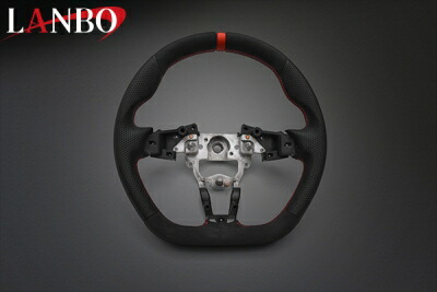 ロードスター ND5RC/ND5RE LANBO プレミアムスポーツ ステアリング アルカンターラ×リアルパンチングレザー