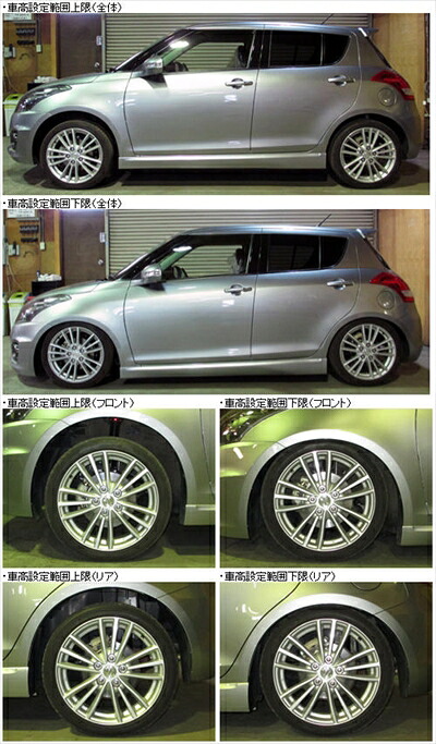 スイフト スポーツ ZC32S フルタップ式車高調