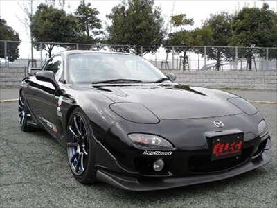RX-7 FD3S 後期 GT-A エアフォースセット クリア塗装済み
