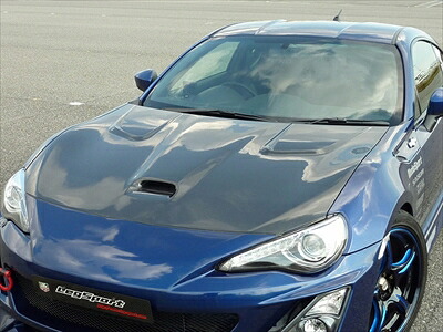 BRZ ZC6 クラブスポーツ エアロボンネット CFRP製 クリア塗装済み