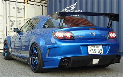 RX-8 SE3P クラブスポーツ リアディフューザーバンパー 後期 ハイブリッド製