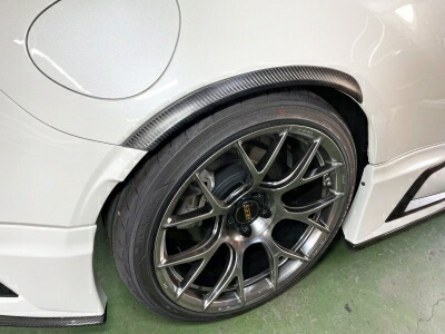 GR86、BRZ リア用フェンダートリム マグネタイトグレー 塗装済 GR86、BRZ リア用フェンダートリム マグネタイトグレー 塗装済