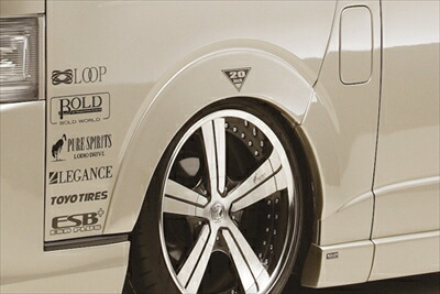 楽天市場】ABSオーバーフェンダー200系ハイエース 未塗装 塗装済 出幅