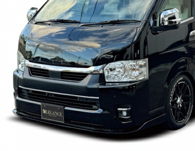 ハイエース200系 フロントフリッパー 未塗装 FFP01 FEGGARI 200系ハイエース4型以降専用【標準ボディ/ワイドボディ
