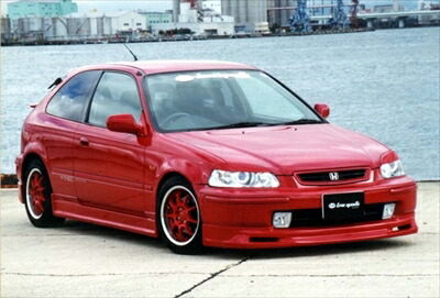 楽天市場】EK Civic Hatchback Front Bumper 前期 : Autostyle