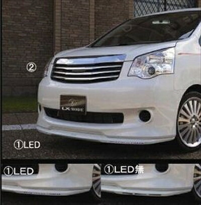 70系 ノア 後期 G/X-L/X/YY フロントスポイラー 塗装済/LED無 取付込
