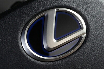 LEXUS NX 10系 LXステアリングエンブレムカラードベース レクサスTYPE-2 （~2020/7）グラデーションカラー ブルー