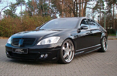 MEC Design BENZ S W221 Front Bumper with mesh inset