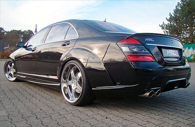 MEC Design BENZ S W221 Rear Spoiler 塗装取付込