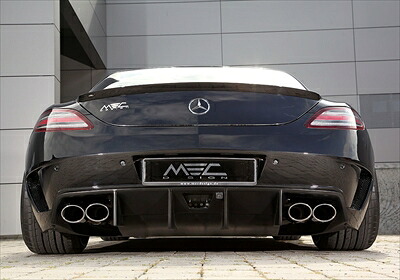 MEC Design BENZ SLS W/A197 GT3 Rear Diffuser not Carbon 塗装済み