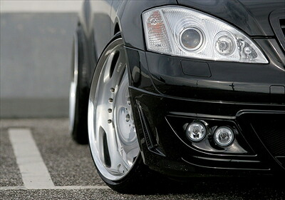 MEC Design BENZ S W221 Lighting Set LED (black) for MEC Design front bumper