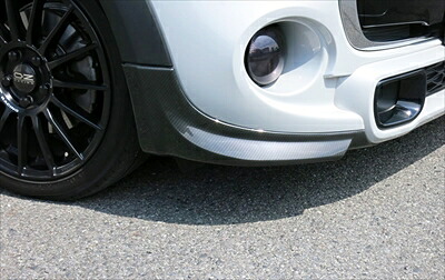 BMW MINI F55/56 前期 フロントサイドスポイラー 黒マット 取付込|Autostyle