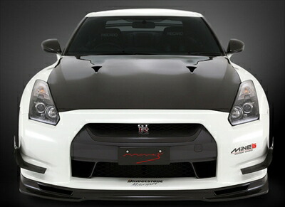 GT-R R35 ドライカーボンボンネット タイプ1 ｽｰﾊﾟｰ クリア塗装済