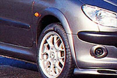 PEUGEOT 206 フロントフェンダーアーチセット SMALL 塗装済