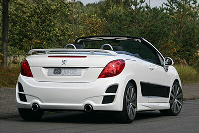 PEUGEOT 207 HB/CC リアバンパースポイラー 「En Garde」 塗装済 取付込