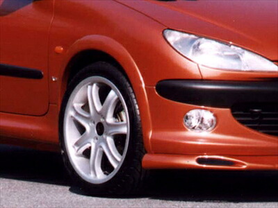 PEUGEOT 206 フロントフェンダーアーチセット LARGE 塗装済