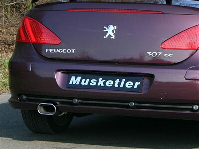 PEUGEOT 307 CC スポーツサイレンサー シングル出し 101mm