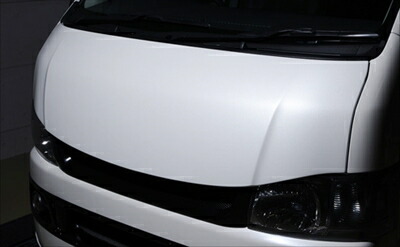 楽天市場】エムテクノ ボンネット 未塗装 FRP製 ハイエース