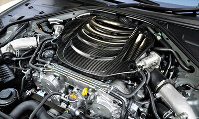 R35 GT-R エンジンカバー ドライカーボン メーカー塗装済品 クリア ツヤ有り|Autostyle