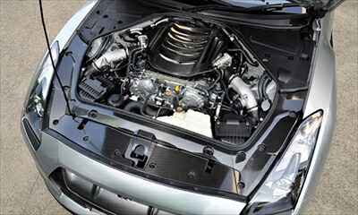 R35 GT-R （07～10MY) エンジンルーム・シュラウド メーカー塗装済品 クリア ツヤ無し