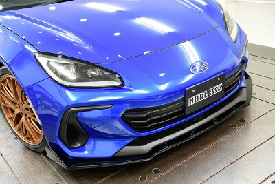 ZD8 BRZ フロントリップスポイラー メーカー塗分け塗装 K1X クリスタルホワイトパール/202 ブラック 取付込