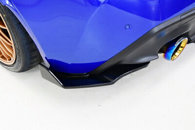ZD8 BRZ リアリップスポイラー 両サイド部単品 メーカー塗分け塗装 K1X クリスタルホワイトパール/202 ブラック 取付込