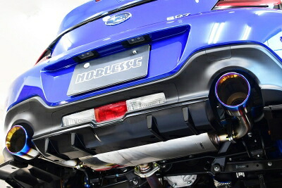 ZD8 BRZ リアリップスポイラー 中央部単品 メーカー塗分け塗装 K7X WRブルーパール/202 ブラック