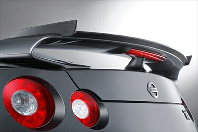 GT-R R35 アドオンリアスポイラー 塗装済 取付込