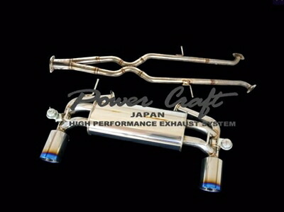 ｢長納期商品｣ スカイライン V36 ハイブリッドエキゾーストマフラーシステム ツインバルブ