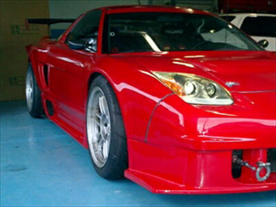 ホンダ　NSX 　スーパープライベートフロントワイドフェンダー新品同様 ＮＳＸワイドフェンダー スーパープライベート