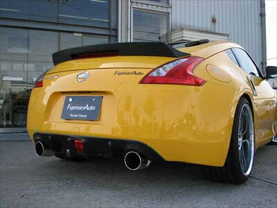 フェアレディZ Z34 リアアンダーデュフューザーフィン (カーボン綾織り) クリア塗装済み|Autostyle